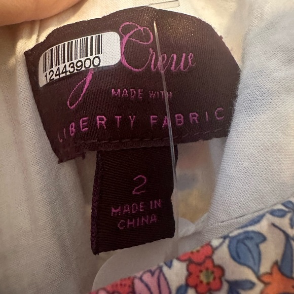 J.Crew Liberty of London Sosi Dress Sz 2 - Picture 5 of 10